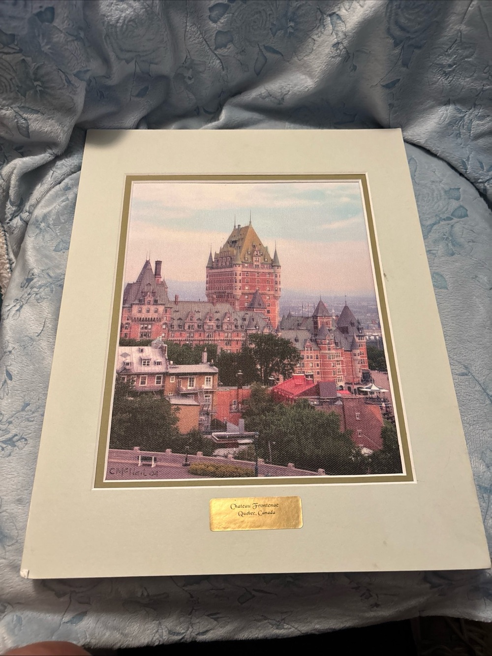 Matte-Framed Quebec City Castle Print
Chateau Frontenue